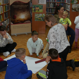 Uczestnicy spotkania podczas zajęć technicznych