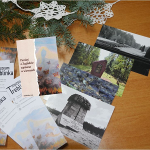 Zakładki, książki, zdjęcia Treblinka