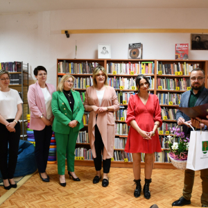 Świętowanie Dnia Bibliotekarza w Gminnej Bibliotece Publicznej w Małkini Górnej