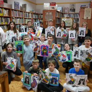 Warsztaty drukarskie w bibliotece