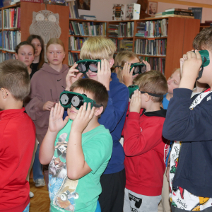 Spotkanie w bibliotece z Sebastianem Grzywaczem Odlotowym Niewidomym