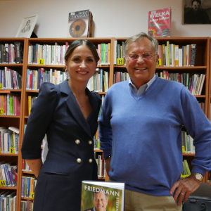 Spotkanie ze Stefanem Friedmannem w bibliotece