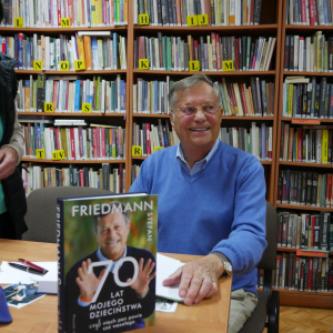 Spotkanie ze Stefanem Friedmannem w bibliotece