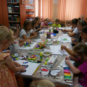 "W krainie Motyli" Zajęcia literacko-plastyczne w bibliotece