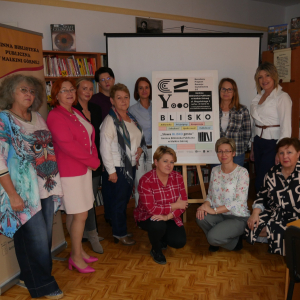 Spotkanie w bibliotece z Partnerami BLISKO