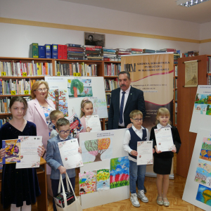 Święto Bibliotekarza i rozstrzygnięcie Gminnego Konkursu Plastycznego