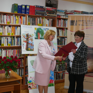 Święto Bibliotekarza i rozstrzygnięcie Gminnego Konkursu Plastycznego