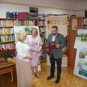 Święto Bibliotekarza i rozstrzygnięcie Gminnego Konkursu Plastycznego