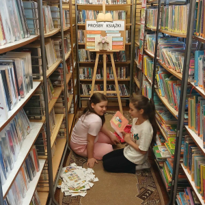 Wizyta PROSTYŃSKICH PRZEDSZKOLAKÓW w bibliotece