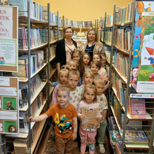Wizyta PROSTYŃSKICH PRZEDSZKOLAKÓW w bibliotece