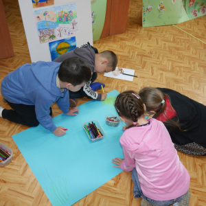 Wizyta przedszkolaków  w bibliotece