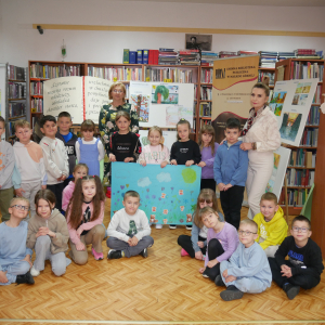 Wizyta przedszkolaków  w bibliotece