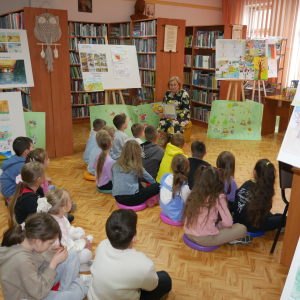 Wizyta przedszkolaków  w bibliotece