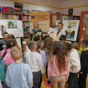 Wizyta przedszkolaków  w bibliotece