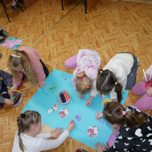 Wizyta przedszkolaków  w bibliotece