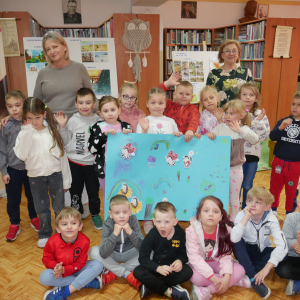 Wizyta przedszkolaków  w bibliotece