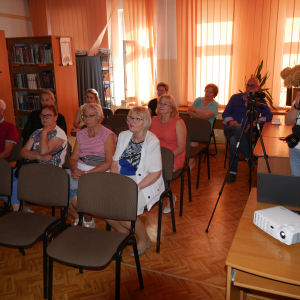 Promocja albumu „Treblinka. Ślady zbrodni” w Gminnej Bibliotece Publicznej w Małkini Górnej