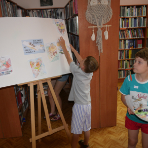 Dalekie Podróże Bolka i Lolka - zajęcia wakacyjne w bibliotece