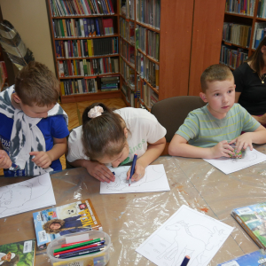 Podróże z Nelą - zajęcia wakacyjne w bibliotece
