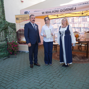 Narodowe Czytanie 2025  - czytanie Poezji Jana Kochanowskiego w Gminnej Bibliotece Publicznej w Małkini Górnej