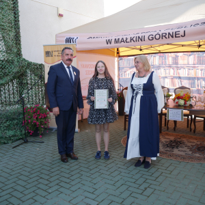 Narodowe Czytanie 2025  - czytanie Poezji Jana Kochanowskiego w Gminnej Bibliotece Publicznej w Małkini Górnej