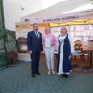 Narodowe Czytanie 2025  - czytanie Poezji Jana Kochanowskiego w Gminnej Bibliotece Publicznej w Małkini Górnej