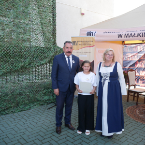 Narodowe Czytanie 2025  - czytanie Poezji Jana Kochanowskiego w Gminnej Bibliotece Publicznej w Małkini Górnej