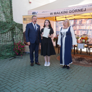 Narodowe Czytanie 2025  - czytanie Poezji Jana Kochanowskiego w Gminnej Bibliotece Publicznej w Małkini Górnej