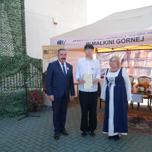 Narodowe Czytanie 2025  - czytanie Poezji Jana Kochanowskiego w Gminnej Bibliotece Publicznej w Małkini Górnej
