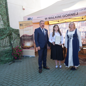 Narodowe Czytanie 2025  - czytanie Poezji Jana Kochanowskiego w Gminnej Bibliotece Publicznej w Małkini Górnej