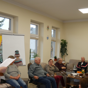 Jesienne spotkanie z Seniorami w Klubie Senior + w Małkini Górnej