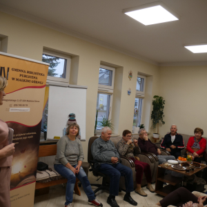 Jesienne spotkanie z Seniorami w Klubie Senior + w Małkini Górnej
