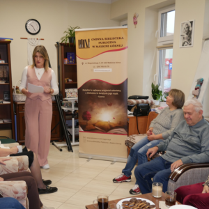 Jesienne spotkanie z Seniorami w Klubie Senior + w Małkini Górnej