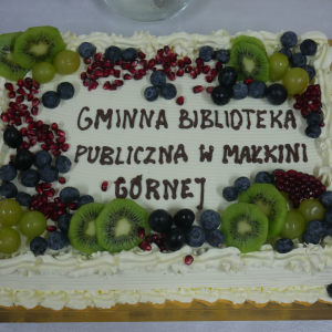 Tort z okazji  otwarcia wyremontowanej siedziby Gminnej Biblioteki Publicznej 