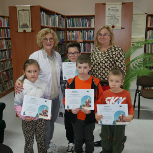 Zajęcia dla dzieci "Bezpieczne ferie w bibliotece"