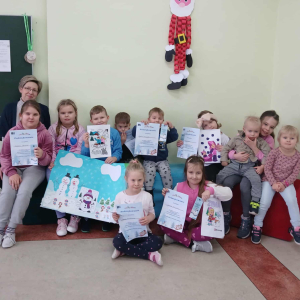 Bezpieczeństwo podczas zimowego wypoczynku - zajęcia feryjne w Filii Bibliotecznej w Prostyni