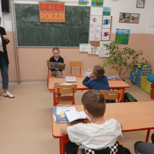 Światowy Dzień Poezji w S.P. w Kiełczewie