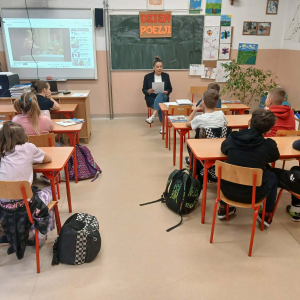 Światowy Dzień Poezji w S.P. w Kiełczewie