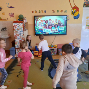 Spotkanie z przedszkolakami w Szkole Podstawowej w Kiełczewie