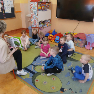 Spotkanie z przedszkolakami w Szkole Podstawowej w Kiełczewie