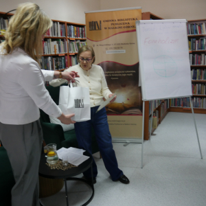 Spotkanie z panią dietetyk w bibliotece
