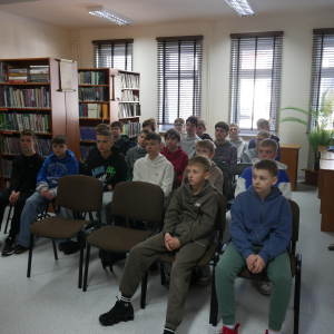 Spotkanie z panią dietetyk w bibliotece