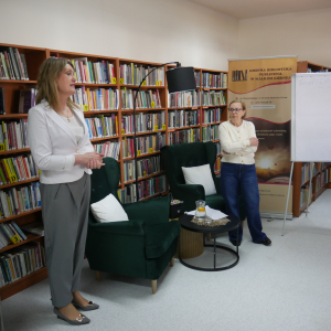 Spotkanie z panią dietetyk w bibliotece