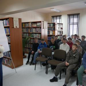 Spotkanie z panią dietetyk w bibliotece