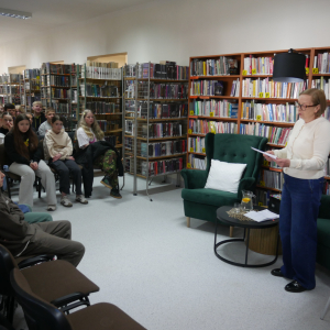 Spotkanie z panią dietetyk w bibliotece