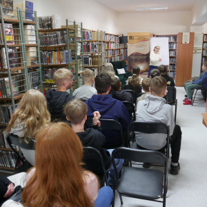 Spotkanie z panią dietetyk w bibliotece