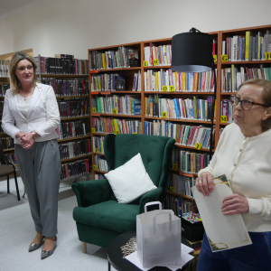 Spotkanie z panią dietetyk w bibliotece