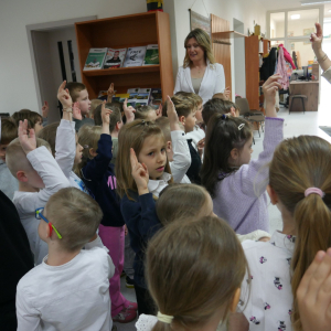 Uroczystość Pasowania na Czytelnika GBP w Małkini Górnej