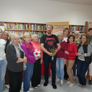 Wyjątkowy recital poetycko-aktorski Piotra Pilarskiego pt. Animus serce moje w bibliotece