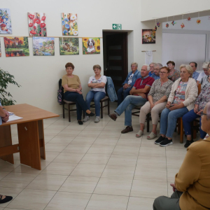Spotkanie z Seniorami w Klubie Senior + w Małkini Górnej